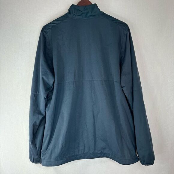 Nike Shield Golf Windproof Jacket Mens Medium Gray Blue Lightweight Activewear - Picture 2 of 10